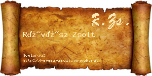 Révész Zsolt névjegykártya